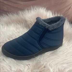 Women's Navy Blue Ankle Boot